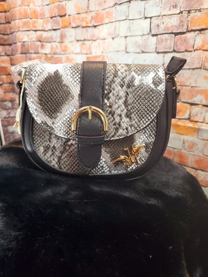 Snake Skin Crossbody Handbag